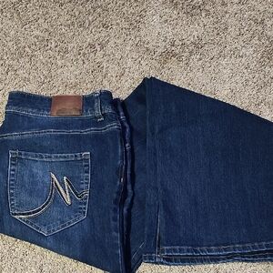 Maurices Dark Blue Boot Cut Jeans